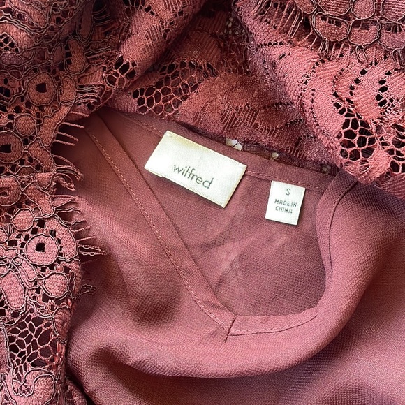 Aritzia Wilfred Lace Long Sleeve Blouse - Picture 6 of 8